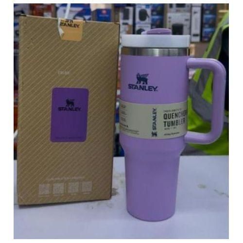 Stanely Stainless Steel Tumbler With Handle & Straw Lid, Insulated Reusable Stainless Steel Travel Mug