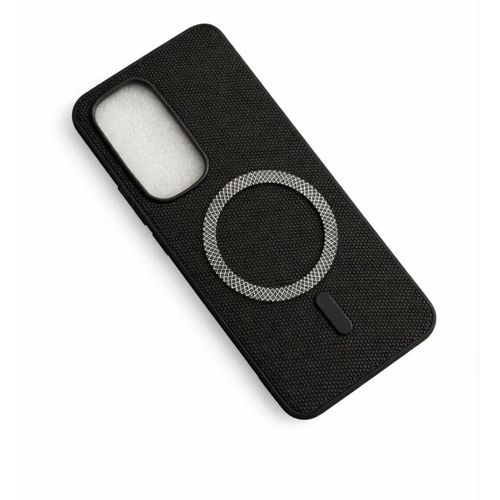 Spark 40 Pro Plus (+) Unique And Stylish Black Leather Magsafe Phone Case/ Cover