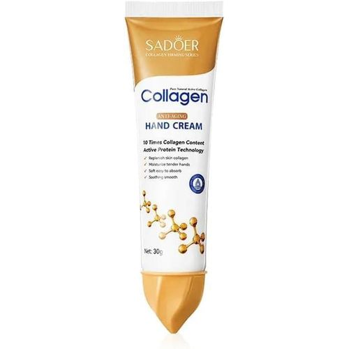 Nourishing Collagen Anti Wrinkle Hand Cream Nourishing Moisturizing Skin Care Cream Fast Absorbing Anti Ageing Hand Cream Smooth And Soft Skin Repair Cream To Remove Wrinkles