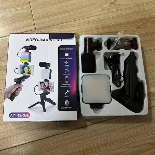 Ay49 RGB Mobile Content Creation Kit for Tutorials Reels and YouTube