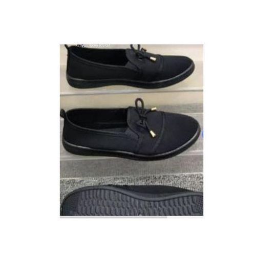 Ladies Cute Anti Stain bow decor Women Rubber Shoes - all Black