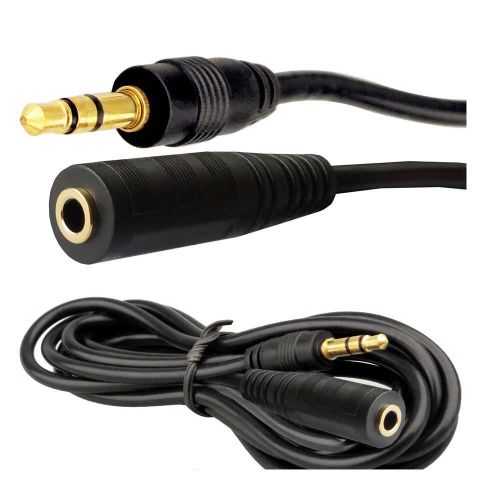 1.5m Male To Female 3.5mm AUX Audio iPod MP3 Headphone Stereo Extension Cable