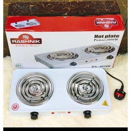 Rashnik double coil hot plate electric cooker