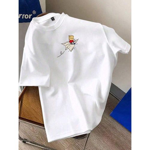 Unisex White Stylish T-Shirt 06