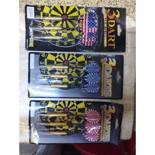 Steel Tip Darts Set 3 Professional Darts with Precision Flights for Dartboard Games