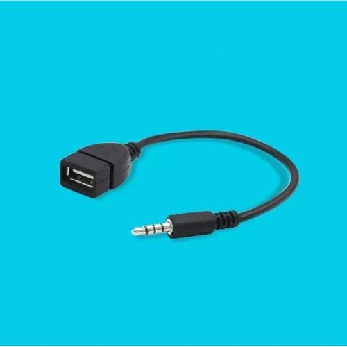 USB to 3.5mm U disk connected to 12V Car CD player aux car audio cable
