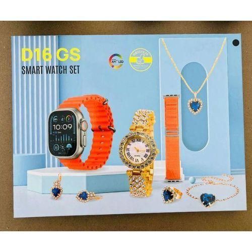 Smartwatch D16 GS LADIES LUXURY SMART WATCH SET