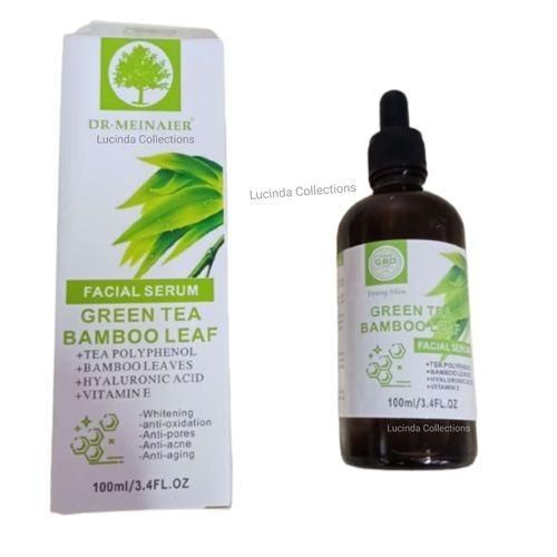 facial serum green tea bamboo leaf