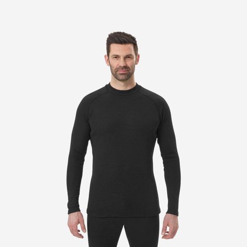 Men's Warm, Comfortable Thermal Skiing Base Layer 100 - Black