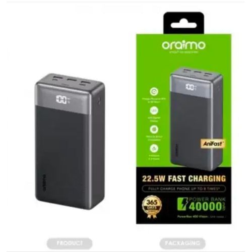 40000mAh 22.5W Power Bank with Digital Power Display.