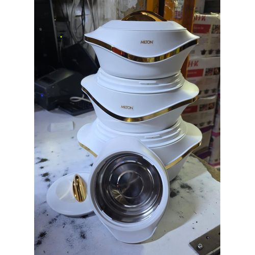 4 pcs pearl hotpot insulated 2500,1500,1000 and 500