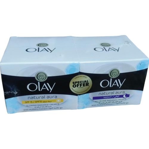 Natural Aura Day + Night Creams nk