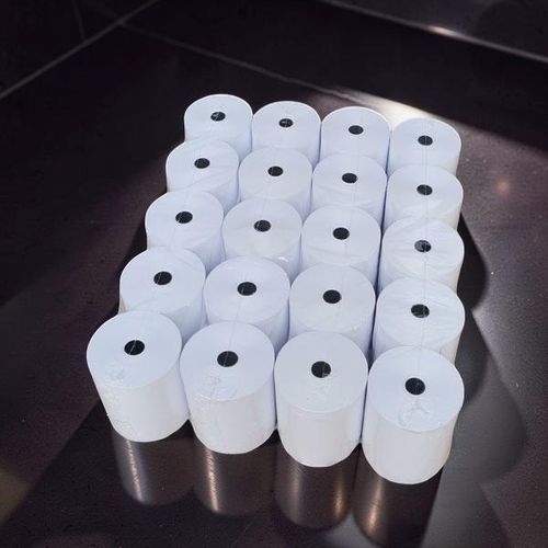 Receipt Printer Reliable Quality 20 Pieces 80mm By 80mm By 13mm Thermal Paper Rolls Thermal Rolls