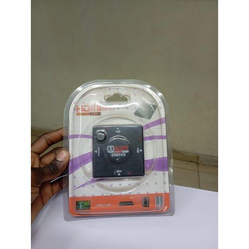 Hdmi Switch 3 in Port 1 Out Port Hdmi Switcher Supports Full Hd 1080p