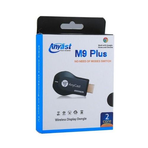 M9 Plus 1080P Wireless Display Dongle for Projectors Smart TVs and Monitors with No Mode Switching