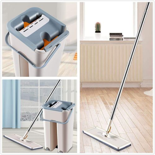 Magic mop +bucket with extra top cloth