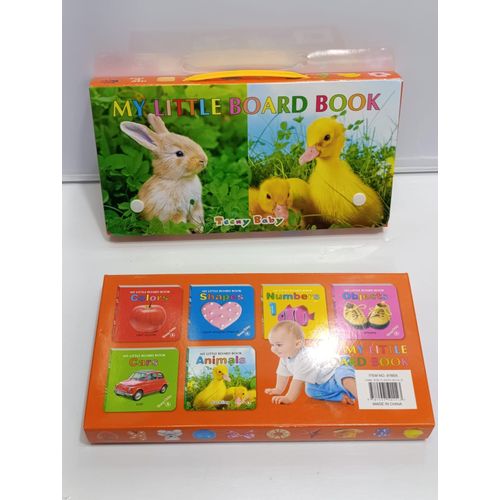 My Little Board Book - 10-Book Early Learning Educational Set for Toddler