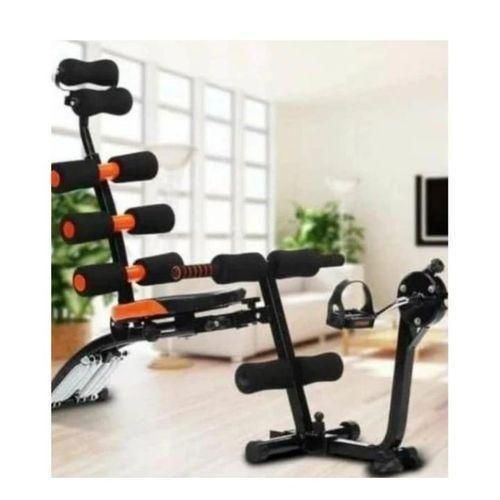 Six/Seven Pack Abs Exerciser with Pedals – Full Body Fitness Bench for Home Workouts