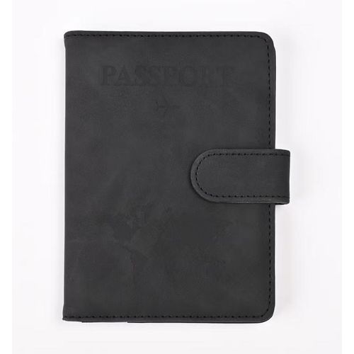 Leather Passport Holder Wallet – Travel Document Organizer with Card Slots