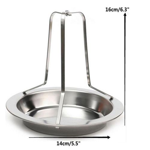 Stainless Steel Rotisserie Chicken Roaster Grill Stand BBQ Chicken Roasting Rack