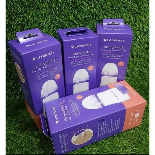 Lansinoh Feeding Bottle With Natural Wave Teat