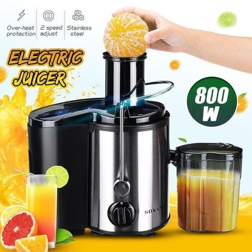 Heavy Duty Centrifugal Juicer Machine Extractor For Fruit Vegetables Powerful motor800watts