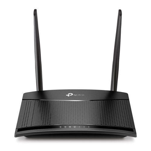 TP Link TL-MR100 300Mbps 2.4GHz Wireless N 4G LTE, Wi-Fi N300, Plug and Play, Parental Controls, Guest Network, with Micro SIM Card Slot, WiFi Router, Black