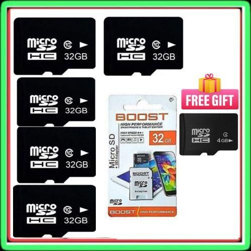 5 32GB Memory Card For Resale SD Adapter GIFT