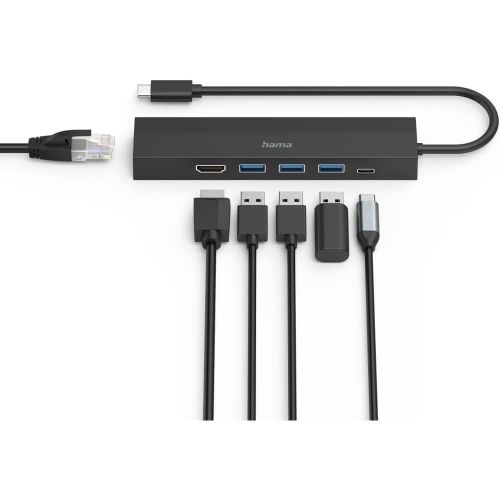 6in1 USB-C Multiport Adapter With HDMI & Ethernet (200144)