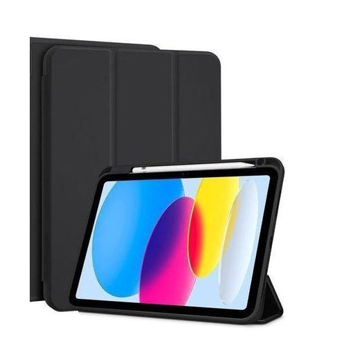 Smart Folio Leather Case with Pen Slot for Apple iPad Pro 11-inch M2 – Magnetic Auto Wake Sleep Stand Cover