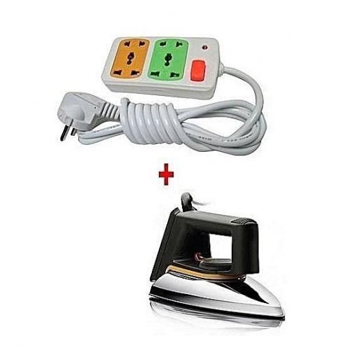 Iron Box Dry + A FREE 2-way Socket Extension Cable