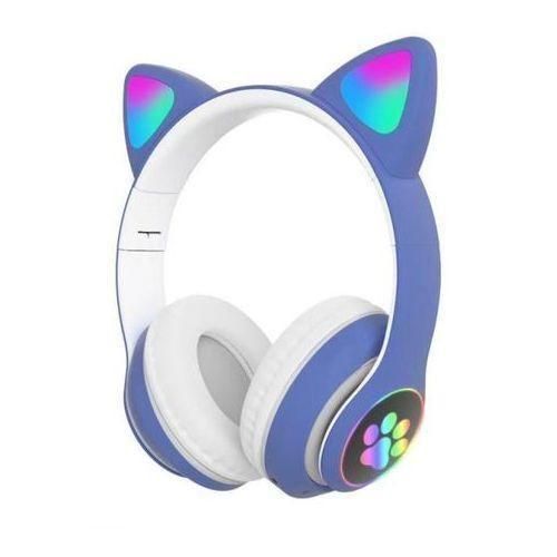 Cat Ear Wireless Bluetooth Gaming Headphones-BLUE