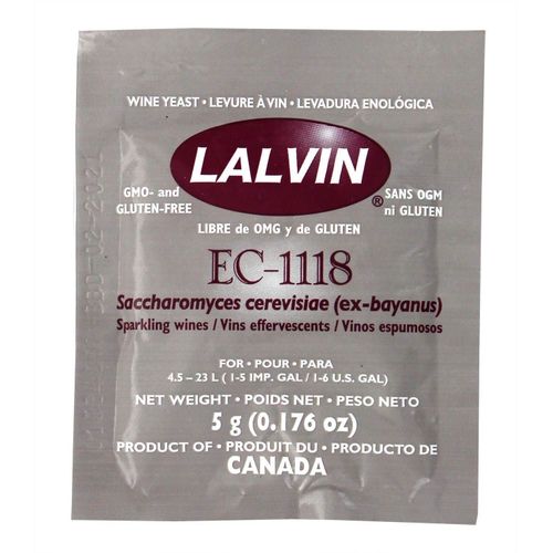 Part Number- EC-1118B EC-1118 Yeast