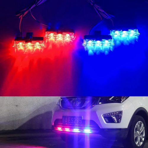 LED Car Emergency LED Car Grille Strobe Light Hideaway Strobe Lights Ambulance Car Truck Flashing Light