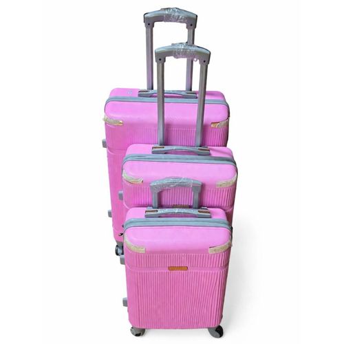 3 IN 1 Fibre LAXURIOUS SUITCASE BRIEFCASE TRAVEL Bag