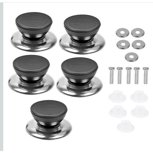 Pot lid replacement knob with screws,