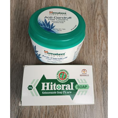 Ketoconazole Antıfungal Soap + Himalaya Anti-Dandruff Hair Cream Antı Fùngal nk
