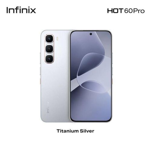 Hot 60 Pro+ 4G, 6.78", 8GB RAM + 256GB, 5000mAh - Titanium Silver