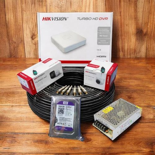 2 1080P Full HD 2MP Superior Monitoring Continuous Recording CCTV Cameras Complete System Kit