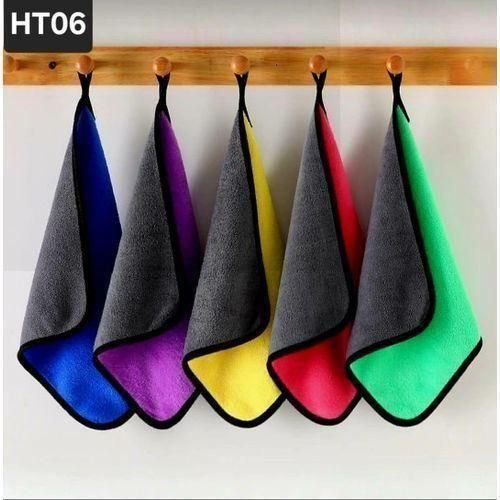 6PCS Super Absorbent Coral Fleece Kitchen Towels