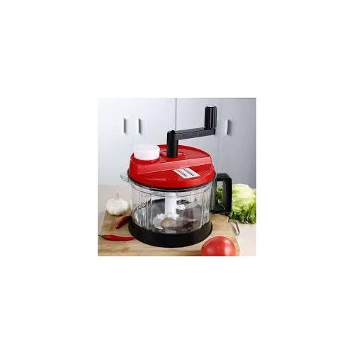3L Manual Rotary Vegetable Chopper & Meat Mincer, Heavy-Duty Hand-Crank Food Processor and Shredder, Multi-Functional Kitchen Mincer