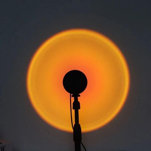 Sunset Rainbow Projection Lamp USB LED Mood Light for Video Recording Photography Lighting