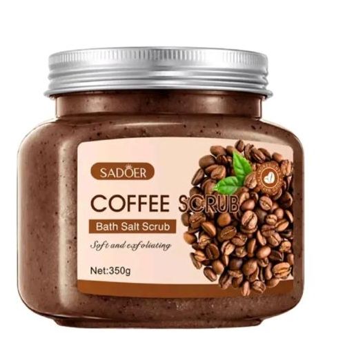 Coffee Body Scrub- Facial & Bath Salt Exfoliator – All-in-One Skin Brightening & Moisturizing SPA Treatment 350ml