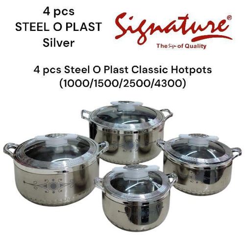 4 pcs Steel O Plast Hotpots -1000150025004300