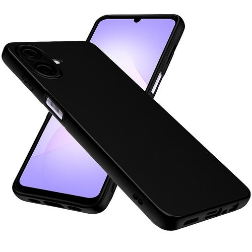 Soft Silicone Slim Fit Cover Anti-Scratch Shockproof Case for Samsung Galaxy A07 - Black