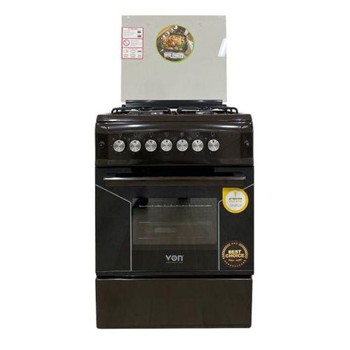 60×60 Free Standing 3 Gas Burner +1 Electric Cooker Oven