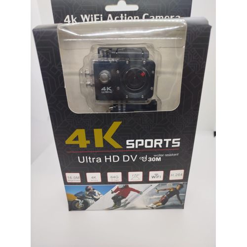 4K Ultra HD WiFi Action Camera 16MP 30FPS Sports Camera Waterproof 30M Wide Angle Lens
