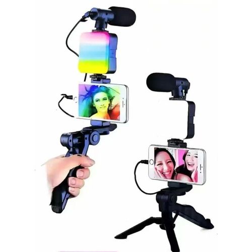 AY-49RGB Professional Mobile Vlog Kit for Instagram Stories and Reels