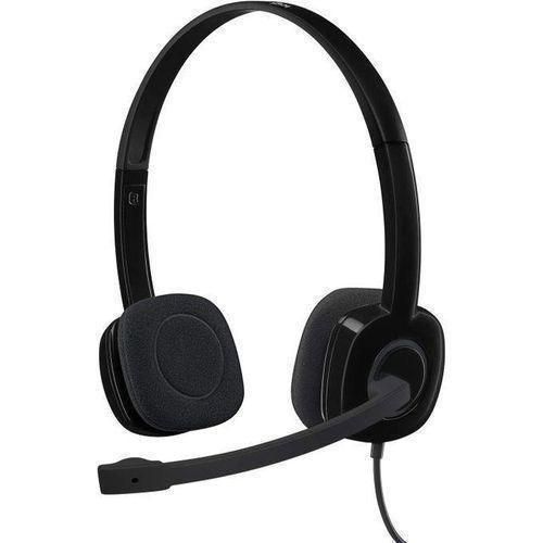 H151 Wired Headset, Analog Stereo Headphones with Rotating Noise-Cancelling Microphone, 3.5 mm Audio Jack, In-Line Controls, PC/Mac/Laptop/Tablet/Smartphone