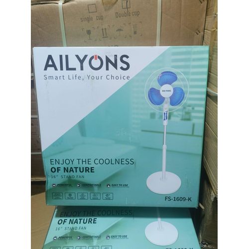 Ailyons 16-Inch Standing Fan – Adjustable Pedestal Cooling Fan